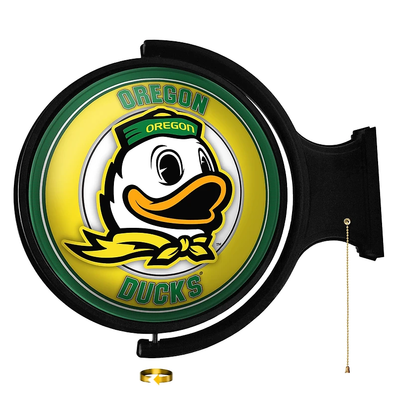 Oregon Ducks Mascot 21'' x 23'' Rotating Lighted Wall Sign
