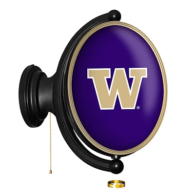 Washington Huskies Logo 21'' x 23'' Rotating Lighted Wall Sign