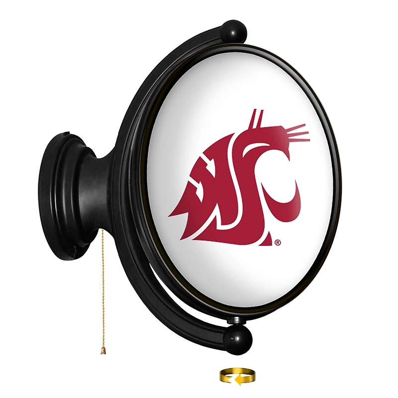 Washington State Cougars Logo 21'' x 23'' Rotating Lighted Wall Sign