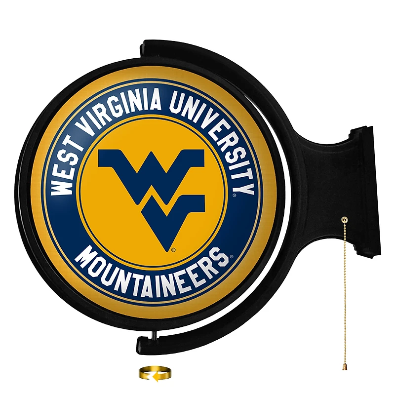 West Virginia Mountaineers Team 21'' x 23'' Rotating Lighted Wall Sign
