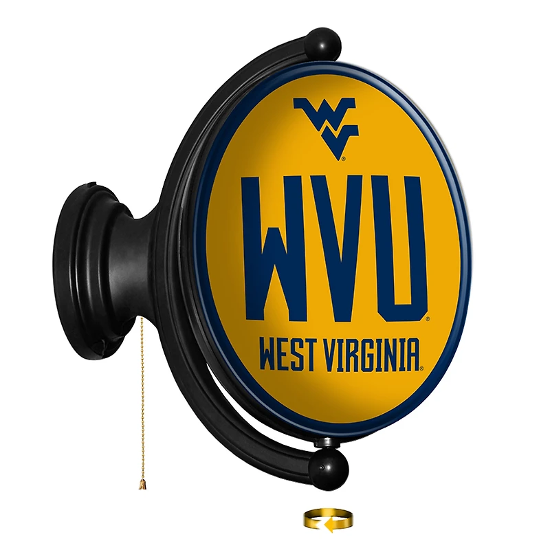 West Virginia Mountaineers Logo 21'' x 23'' Rotating Lighted Wall Sign