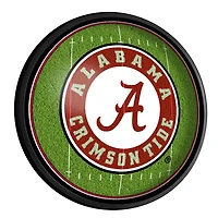 Alabama Crimson Tide Football 18'' Round Slimline Illuminated Wall Sign