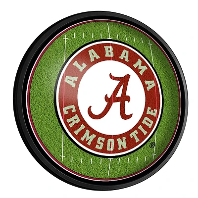 Alabama Crimson Tide Football 18'' Round Slimline Illuminated Wall Sign