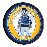 St. Louis Blues Mascot 18'' Round Slimline Illuminated Wall Sign