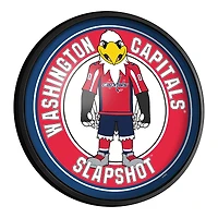 Washington Capitals Mascot 18'' Round Slimline Illuminated Wall Sign