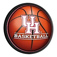 Houston Cougars Basketball 18'' Round Slimline Illuminated Wall Sign