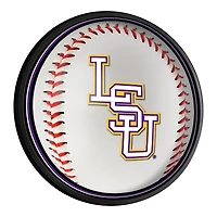 LSU Tigers Baseball 18'' Round Slimline Illuminated Wall Sign