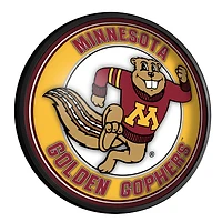 Minnesota Golden Gophers Mascot 18'' Round Slimline Illuminated Wall Sign