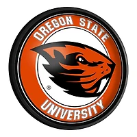 Oregon State Beavers 18'' Round Slimline Illuminated Wall Sign