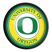 Oregon Ducks Logo 18'' Round Slimline Illuminated Wall Sign