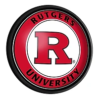 Rutgers Scarlet Knights 18'' Round Slimline Illuminated Wall Sign