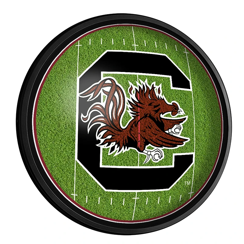 South Carolina Gamecocks Football 18'' Round Slimline Illuminated Wall Sign