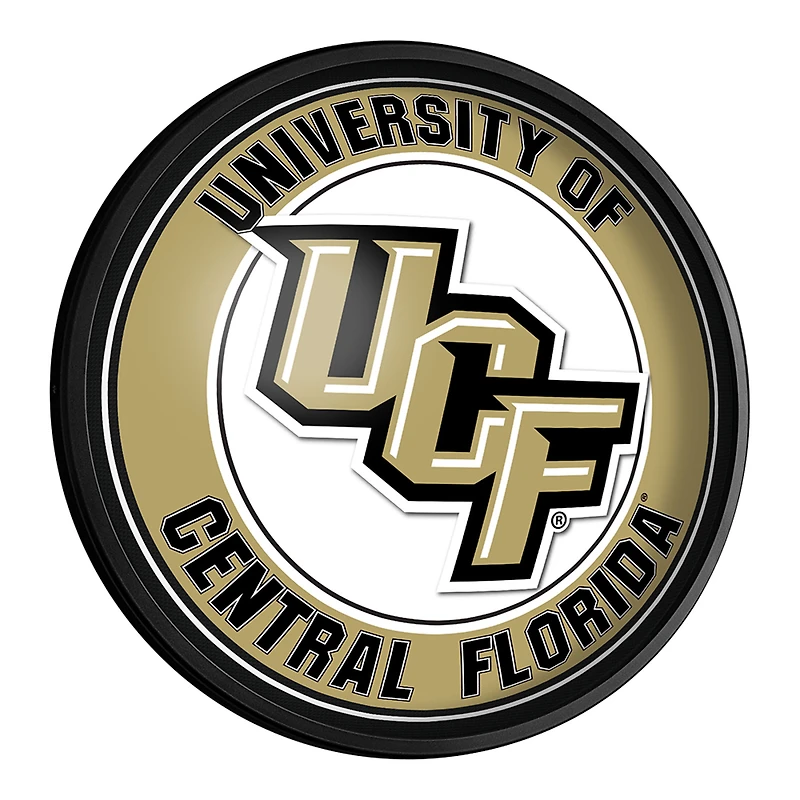 UCF Knights Logo 18'' Round Slimline Illuminated Wall Sign