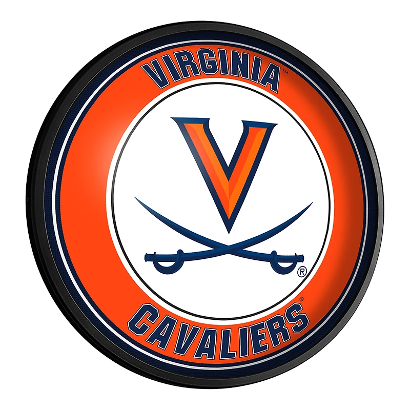 Virginia Cavaliers 18'' Round Slimline Illuminated Wall Sign
