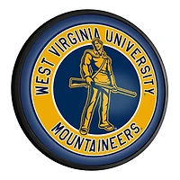 West Virginia Mountaineers 18'' Round Slimline Illuminated Wall Sign