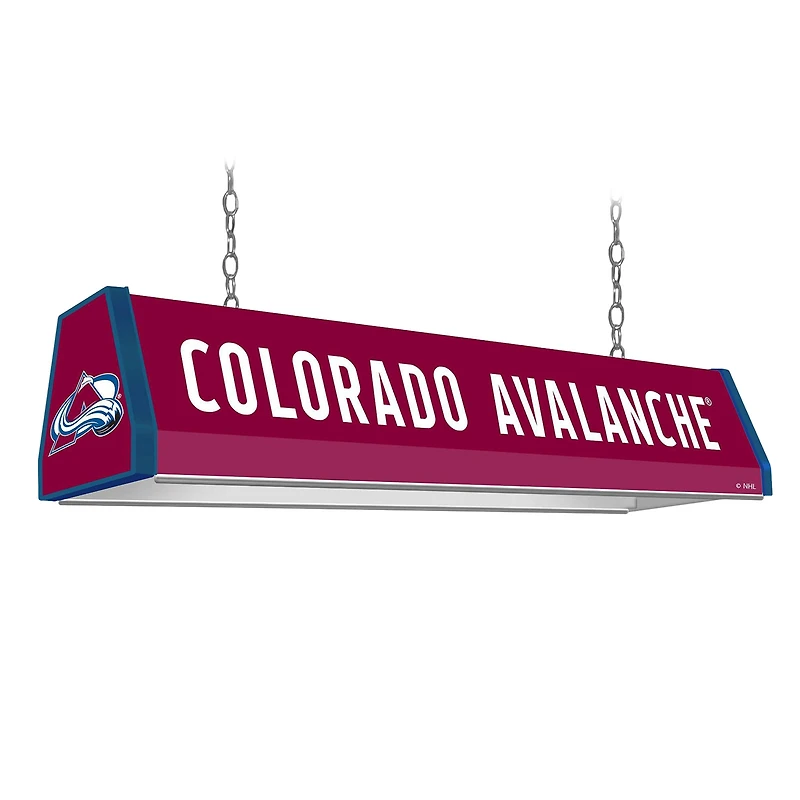 Colorado Avalanche 38.5'' x 10.75'' Pool Table Light