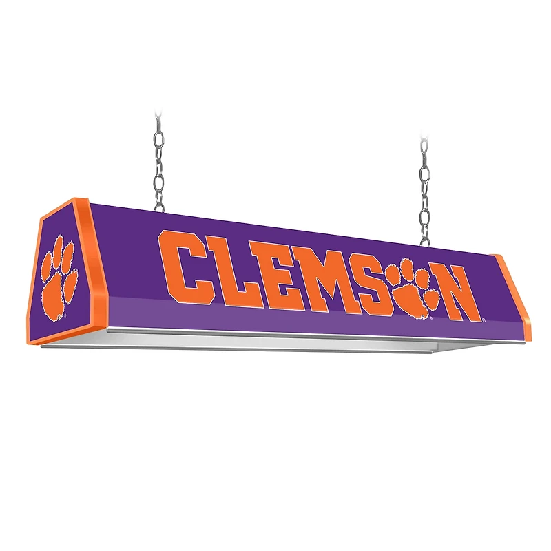 Clemson Tigers 38.5'' x 10.75'' Pool Table Light