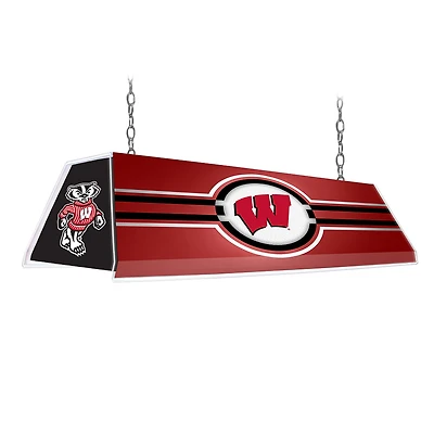 Wisconsin Badgers Logo 46'' x 13.5'' Pool Table Light