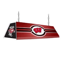 Wisconsin Badgers Logo 46'' x 13.5'' Pool Table Light
