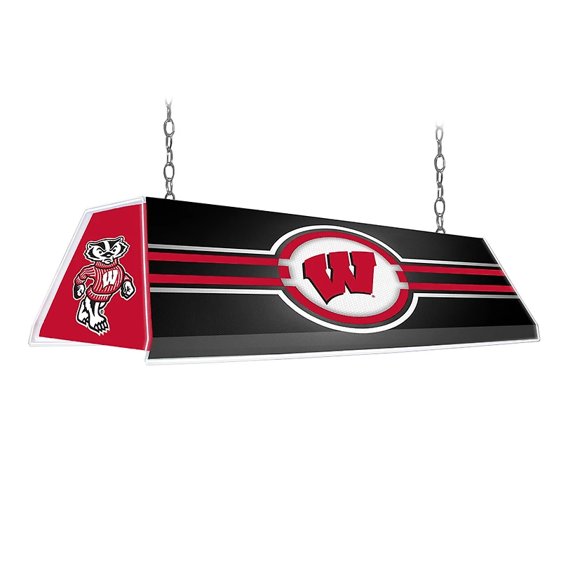 Wisconsin Badgers 46'' x 13.5'' Pool Table Light