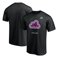 Men's Fanatics Black Team USA Curling T-Shirt