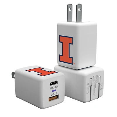 Illinois Fighting Illini USB A/C Charger