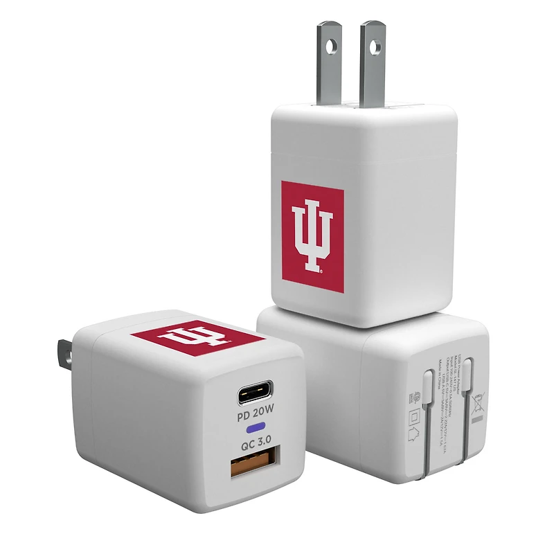 Indiana Hoosiers USB A/C Charger