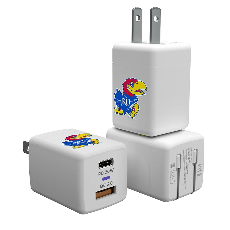 Kansas Jayhawks USB A/C Charger