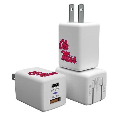 Ole Miss Rebels USB A/C Charger