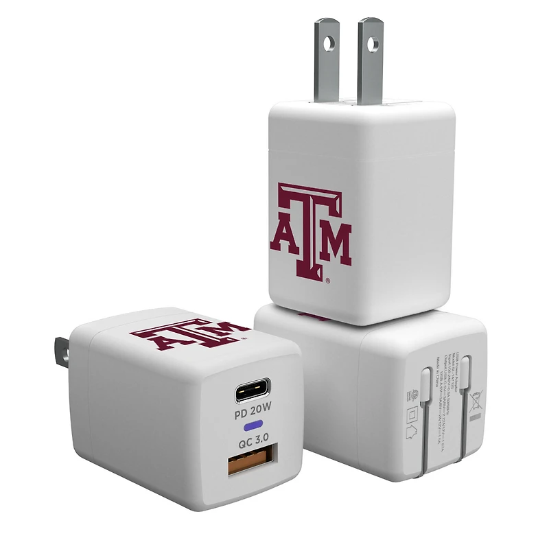 Texas A&M Aggies USB A/C Charger