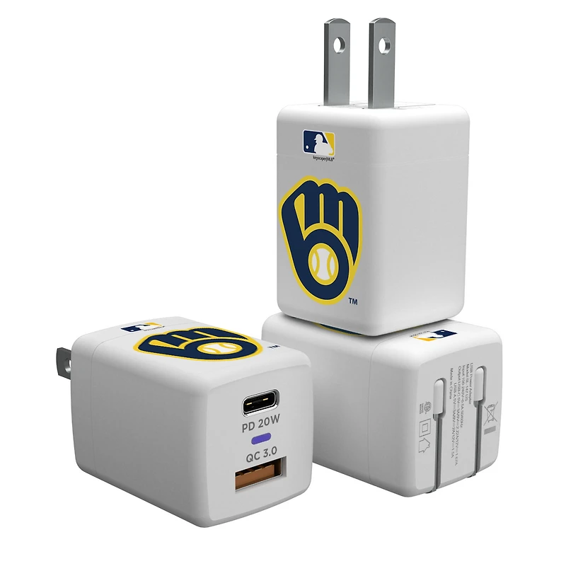 Milwaukee Brewers USB A/C Charger