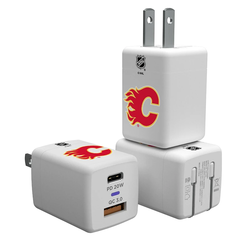 Calgary Flames USB A/C Charger