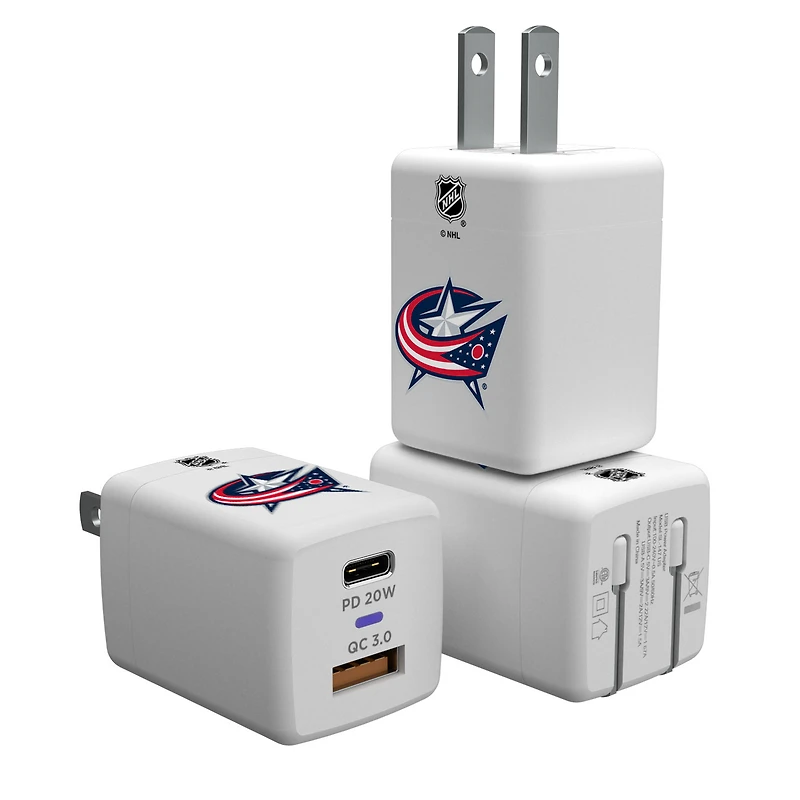 Columbus Blue Jackets USB A/C Charger