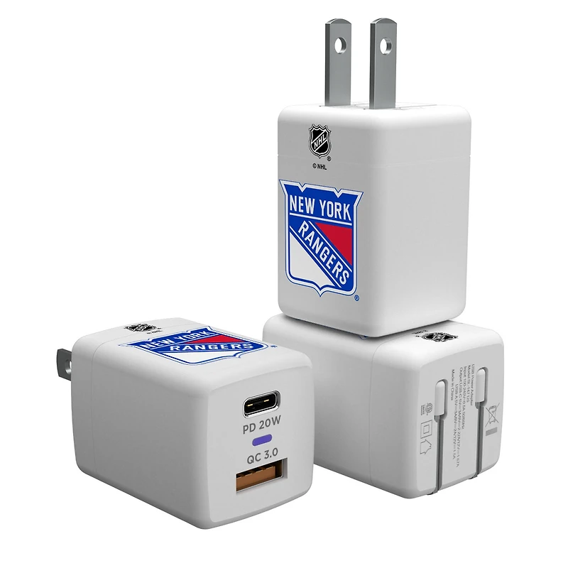 New York Rangers USB A/C Charger