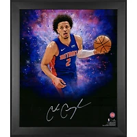 Cade Cunningham Detroit Pistons Autographed Framed 20" x 24" In-Focus Photograph