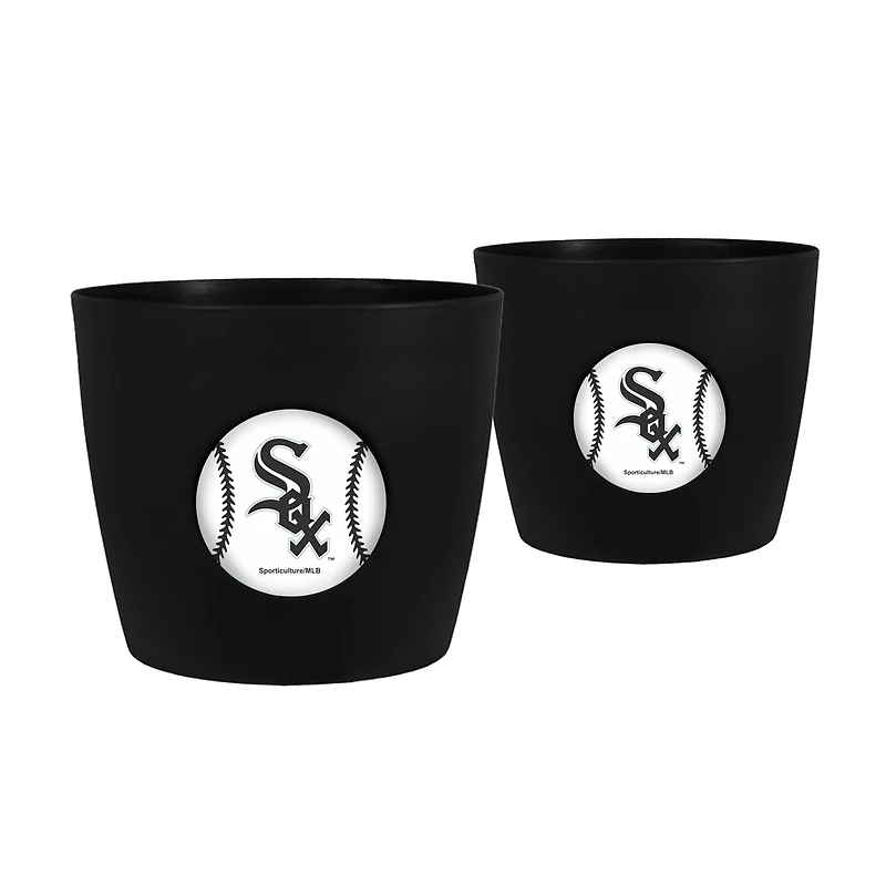 Chicago White Sox 2-Pack Team Pride Button Pot Set