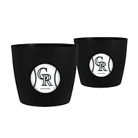 Colorado Rockies 2-Pack Team Pride Button Pot Set