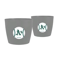 Athletics 2-Pack Team Pride Button Pot Set