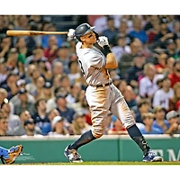 Aaron Judge New York Yankees Unsigned Batting at Fenway Park Photograph