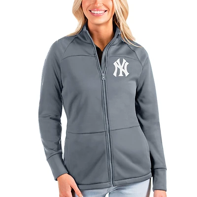 Women's Antigua New York Yankees Links Full-Zip Golf Jacket