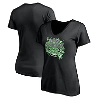 Women's Black LA 2028 Summer Olympics V-Neck T-Shirt