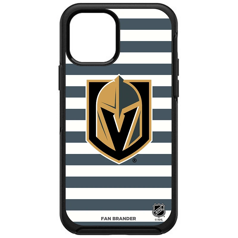 OtterBox Black Vegas Golden Knights Striped Symmetry iPhone Case