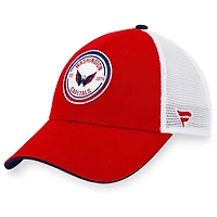 Men's Fanatics  Red/White Washington Capitals Iconic Gradient Trucker Snapback Hat