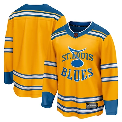 Men's Fanatics Yellow St. Louis Blues Special Edition 2.0 Breakaway Blank Jersey