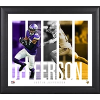 Justin Jefferson Minnesota Vikings Framed 15'' x 17'' Player Panel Collage