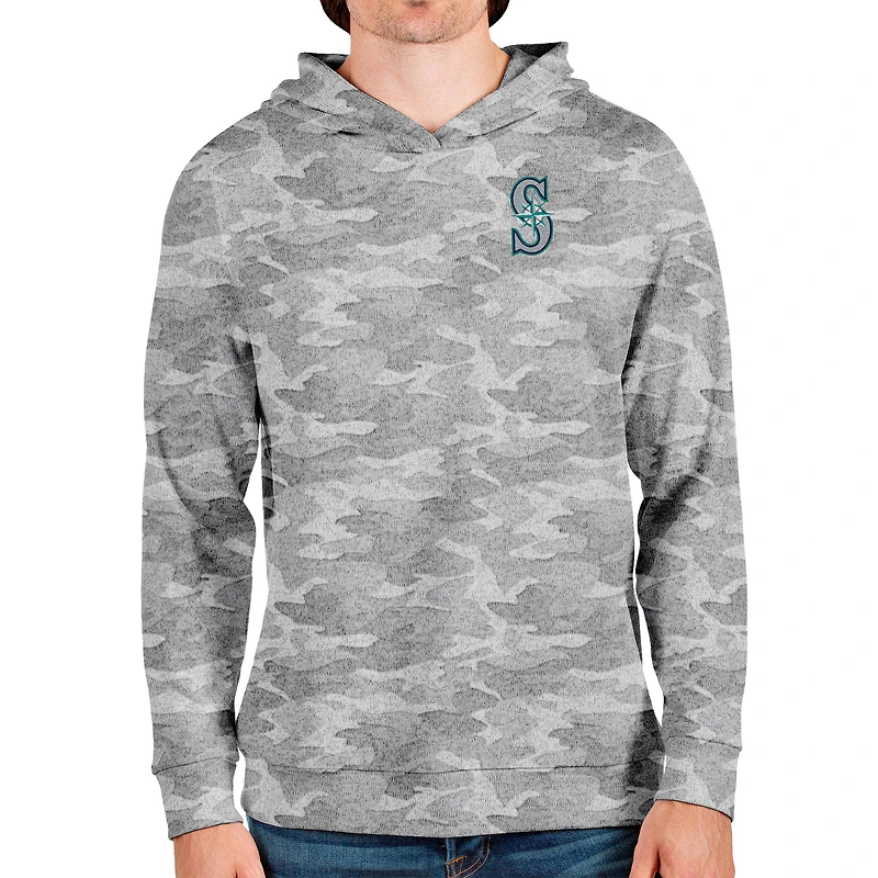 Men's Antigua Camo Seattle Mariners Absolute Pullover Hoodie