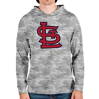 Men's Antigua Camo St. Louis Cardinals Team Logo Absolute Pullover Hoodie