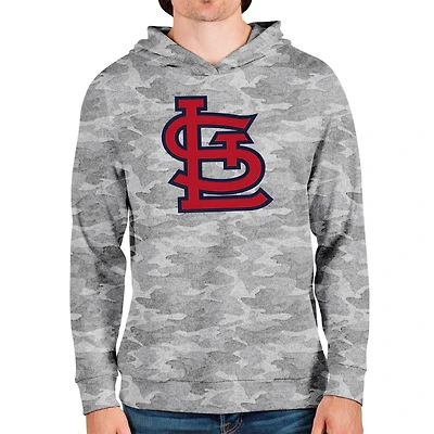 Men's Antigua Camo St. Louis Cardinals Team Logo Absolute Pullover Hoodie