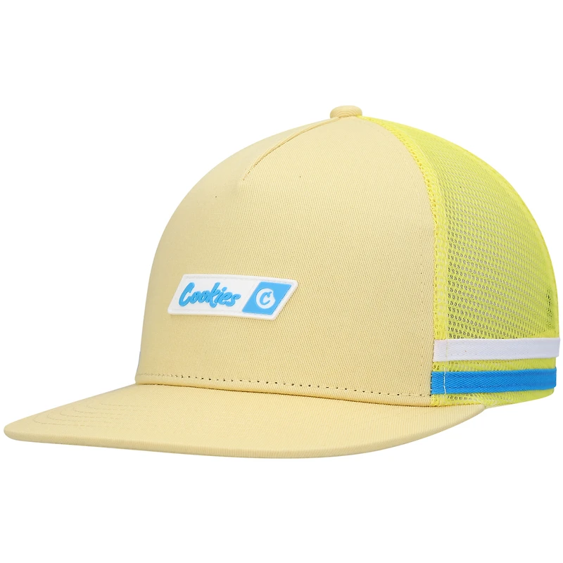 Men's Cookies Yellow Bal Harbor Trucker Snapback Hat