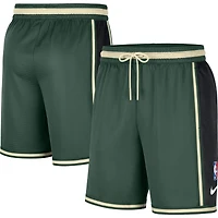 Men's Nike Hunter Green Milwaukee Bucks Pre-Game Performance Shorts